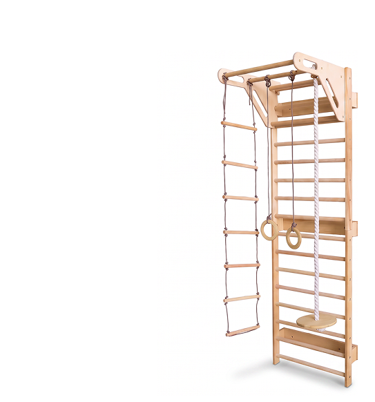 5-in-1 Swedish Wall with Pull-Up Bar, 3-in-1 Swing Set
