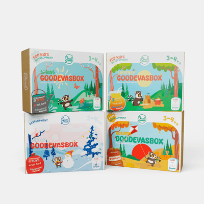 Letna naročnina na komplete za igro (3–4 leta) — GoodevasBox
