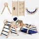 Apollo 4in1 Climbing Set:  Pikler Triangle, Arch, Slide Board, and Cushion for Little Toddlers Astronauts (1–3 Years)