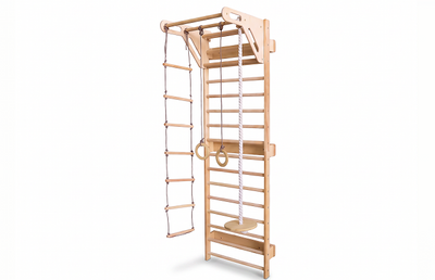 5-in-1 Swedish Wall with Pull-Up Bar, 3-in-1 Swing Set