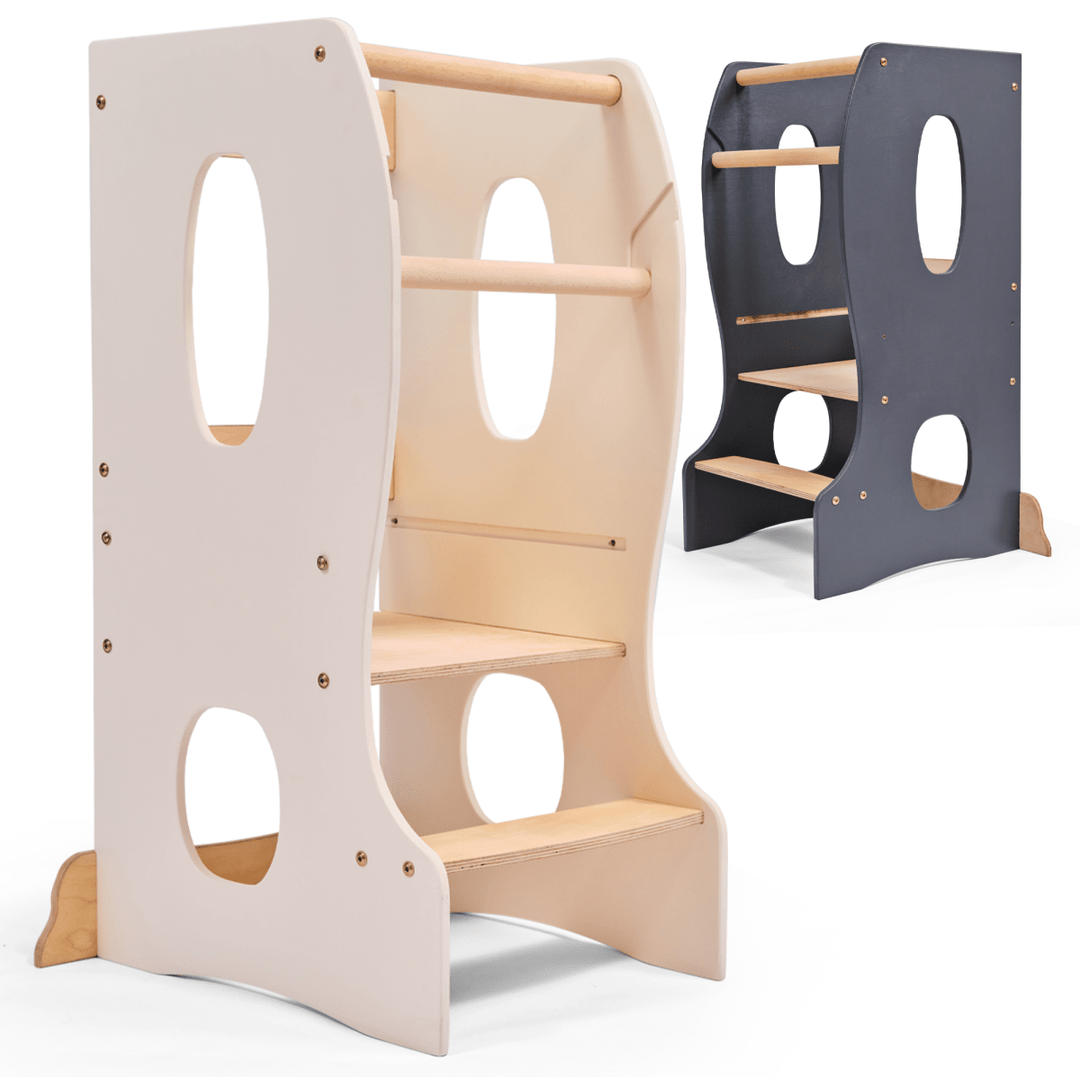 Montessori Tower: Kitchen Helper - Ivory - Goodevas
