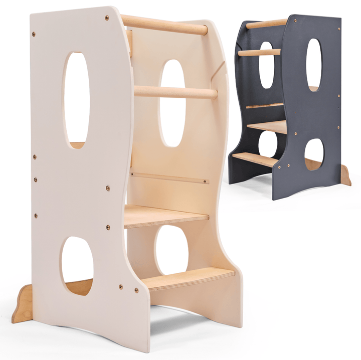 Montessori Tower: Kitchen Helper - Ivory - Goodevas