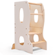 Stable Montessori Tower: Wooden Growing Chair - Ivory