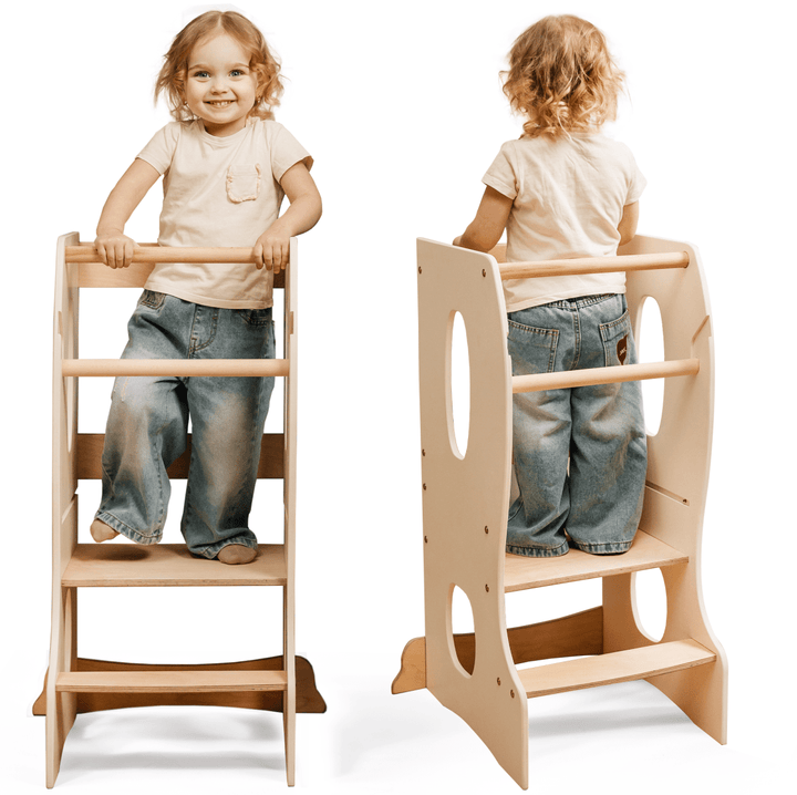 Montessori Tower: Kitchen Helper - Ivory - Goodevas