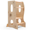 Stable Montessori Tower: Wooden Growing Chair - Grey